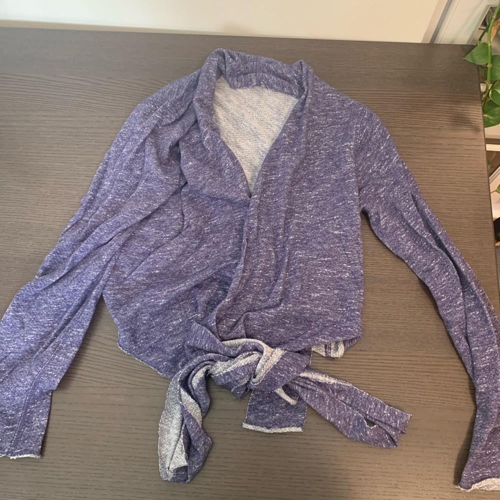 Ballerina wrap sweater
